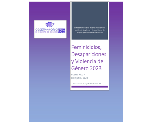 2023 – Trimestre II – Feminicidios, Desapariciones y Violencia de Género 2023 – 30 de junio, 2023