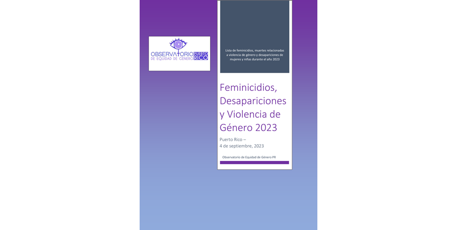 2023 - Trimestre III - Feminicidios, Desapariciones y Violencia de Género 2023 - 4 de septiembre, 2023