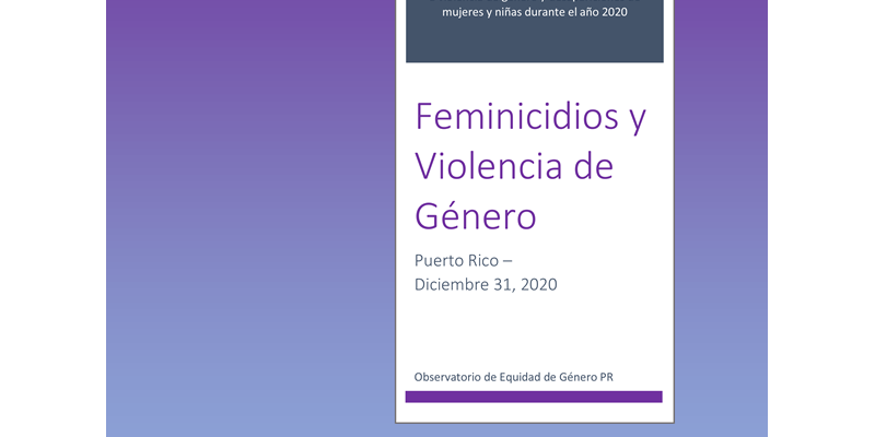 2020 - Feminicidios por categoría y mujeres desaparecidas